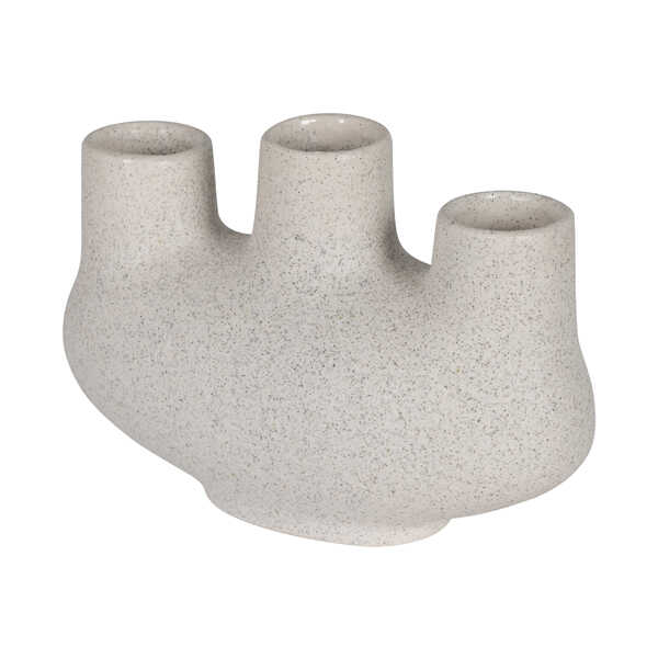 WOOOD Vaas Rosie Keramiek - Chalk White OP=OP - Afbeelding 3