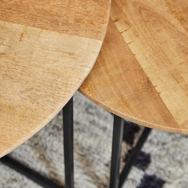 Salontafel Arlington set/2 - Mangohout - Afbeelding 3