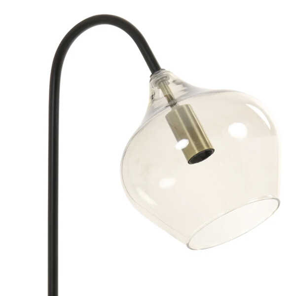 Tafellamp RAKEL 28x17x50,5cm E14 – Mat Zwart - Afbeelding 3