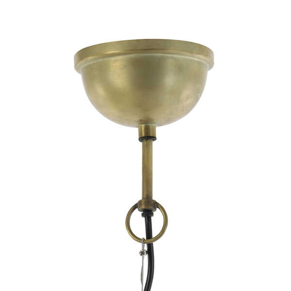 Hanglamp GULARO Ø45x43cm Hout - Donker Bruin - Afbeelding 5