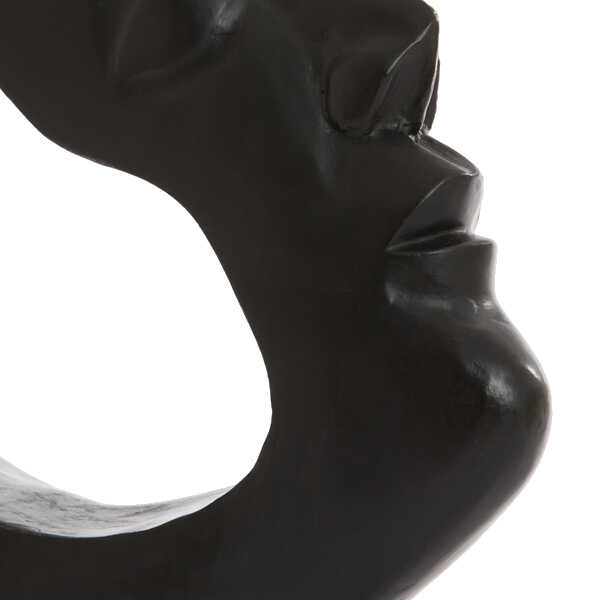 Ornament MASIMA 27x8,5x37,5cm Hout – Mat Zwart - Afbeelding 4