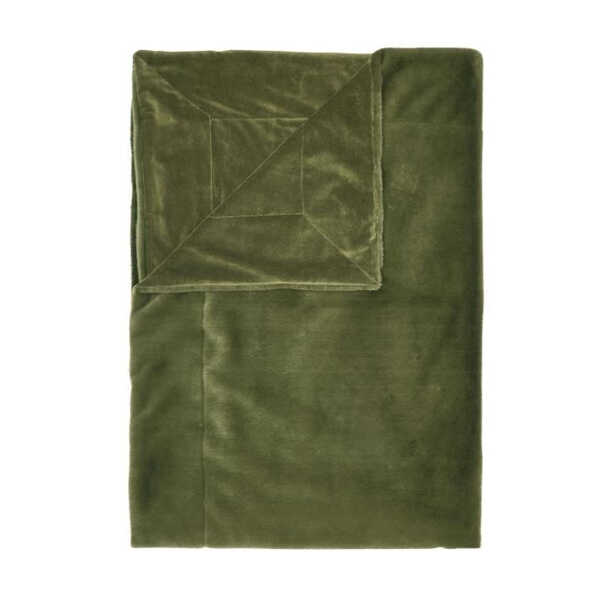 Essenza Plaid Furry 150x200cm - Moss