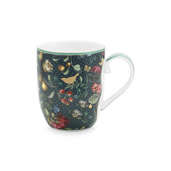 Pip Studio Winter Wonderland Mok Klein 145ml - Donkerblauw