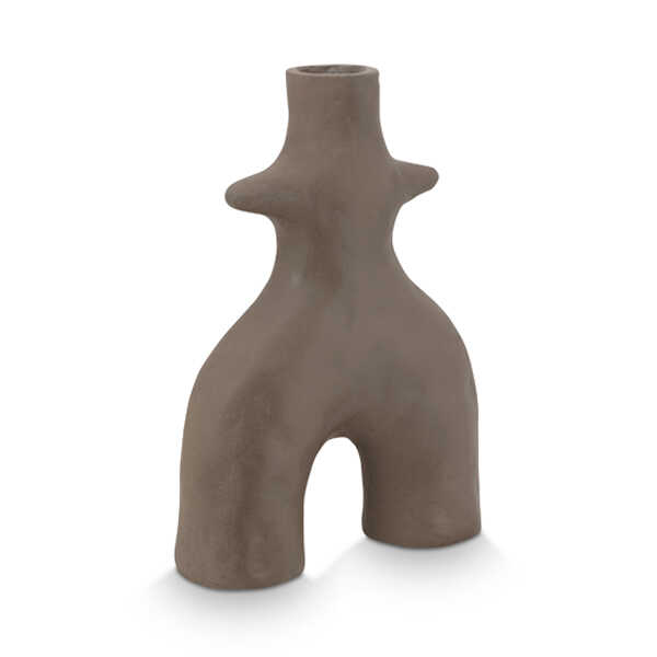 vtwonen Ecomix Vaas Twig Medium - Warm Brown OP=OP - Afbeelding 2