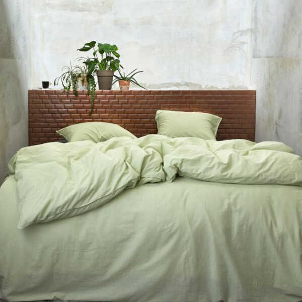 Essenza Dekbedovertrek Guy - Pistache - OP=OP - Afbeelding 2