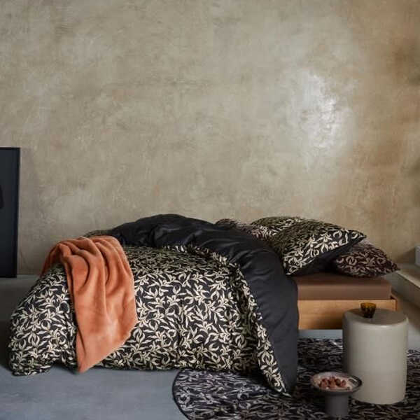 Essenza Dekbedovertrek Juliette - Almost Black - Afbeelding 2