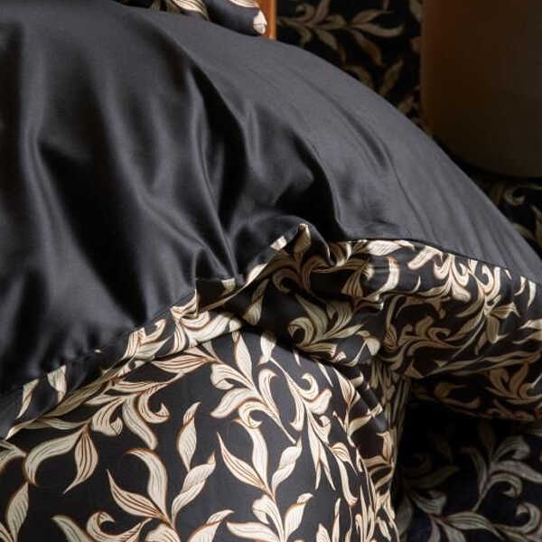 Essenza Dekbedovertrek Juliette - Almost Black - Afbeelding 4