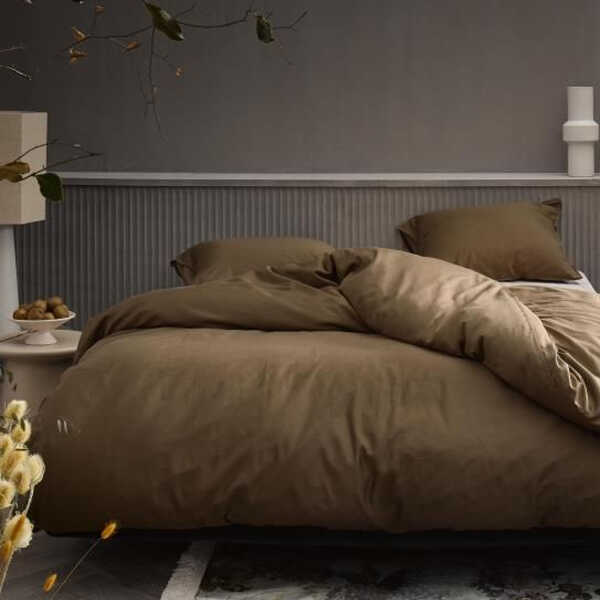 Essenza Dekbedovertrek Minte - Café Noir - Afbeelding 2