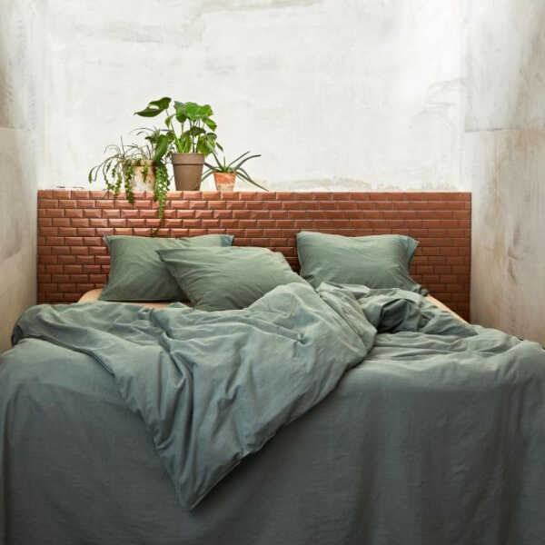 Essenza Dekbedovertrek Guy - Sea Green OP=OP - Afbeelding 2