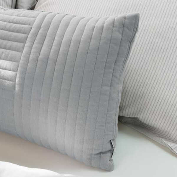 Marc O'Polo Sierkussen Viosa 40x60cm - Soft Grey - Afbeelding 2