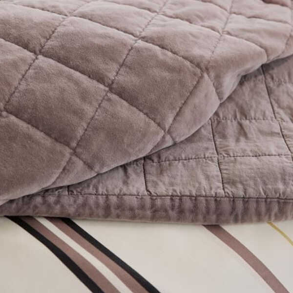 Essenza Plaid Julia 150x200cm - Mauve - Afbeelding 2