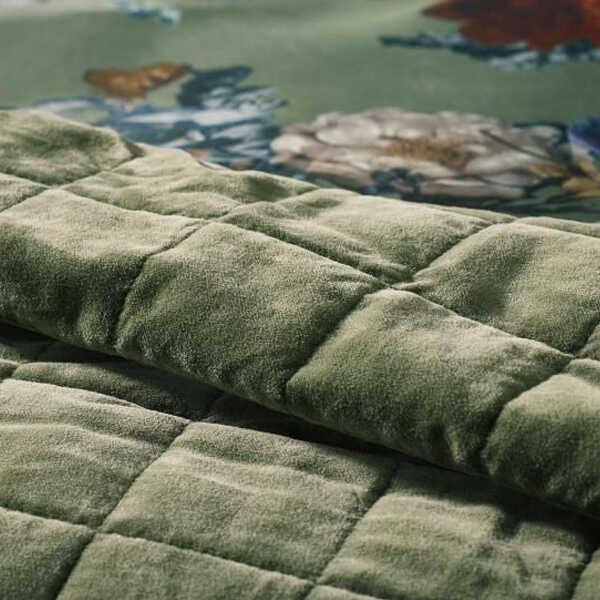 Essenza Plaid Julia 150x200cm - Forest Green - Afbeelding 2