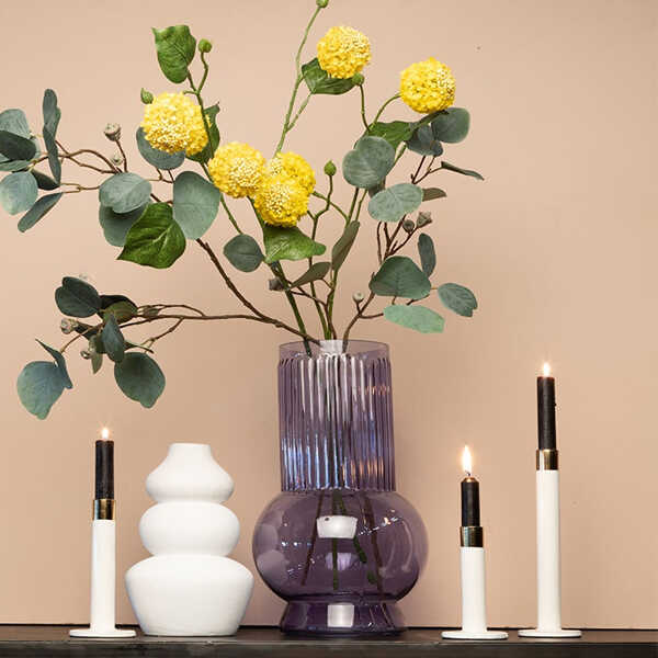 Kunsttak Myrtaceae Brent 79cm - Groen - Afbeelding 3