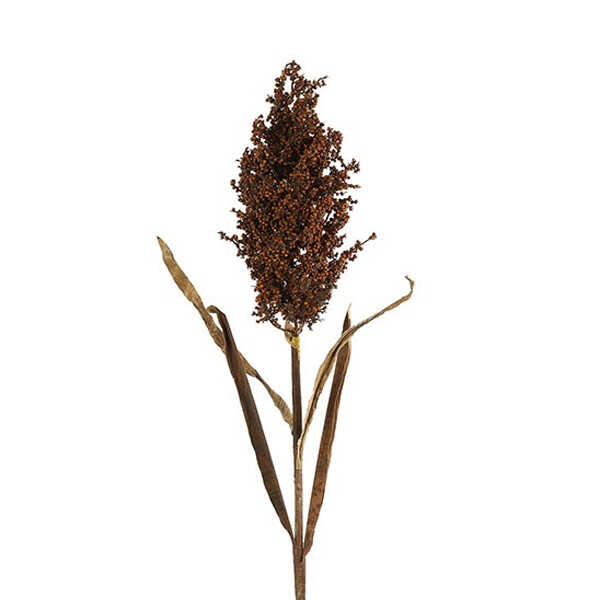 Kunsttak Panicum Miliaceum 89cm - Licht Bruin