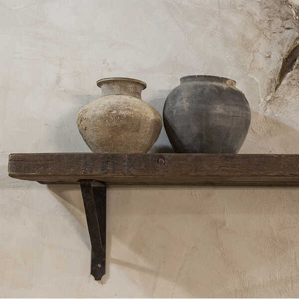 Wandplank Small 80cm - Oud Hout - Afbeelding 2