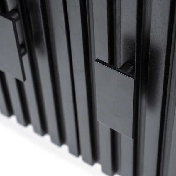 TV-meubel Remi 4-deurs 170cm - Zwart - Afbeelding 4