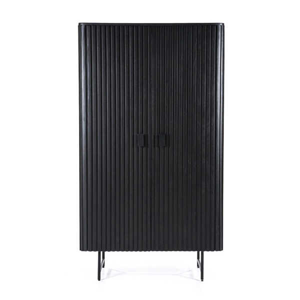 Kabinet Remi 2-deurs 96cm - Zwart