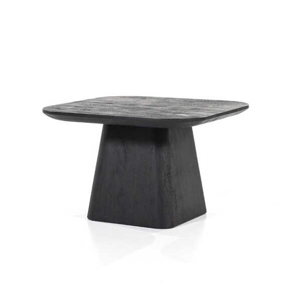 Bijzettafel Aron Vierkant 60x60cm - Zwart - Afbeelding 4