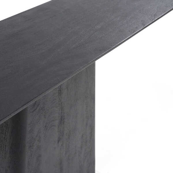 Sidetable Aron 180x40cm - Zwart - Afbeelding 5