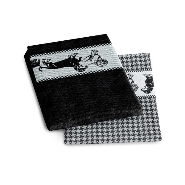 DDDDD Keukendoek Saar 50x55cm - Black - Afbeelding 2