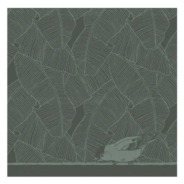 DDDDD Theedoek Birdy 60x65cm - Green - Afbeelding 2