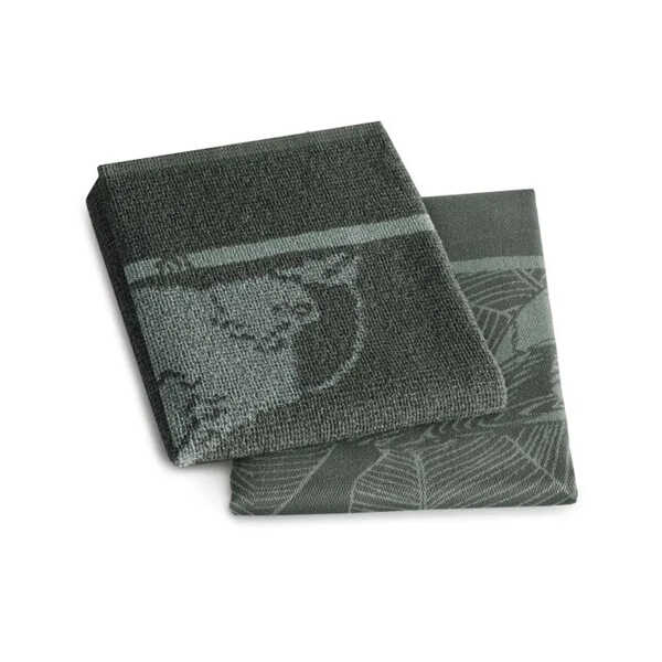 DDDDD Theedoek Birdy 60x65cm - Green - Afbeelding 3