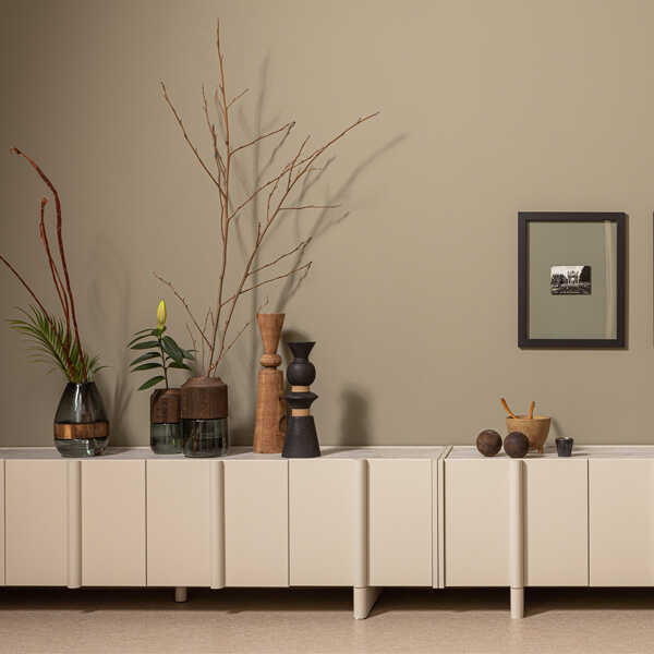 WOOOD TV-meubel Basu 200cm - Grenen Dust - Afbeelding 2