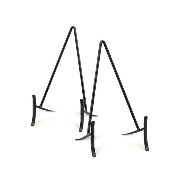 vtwonen Bordenstandaard 11x20cm Metaal set/2 - Zwart