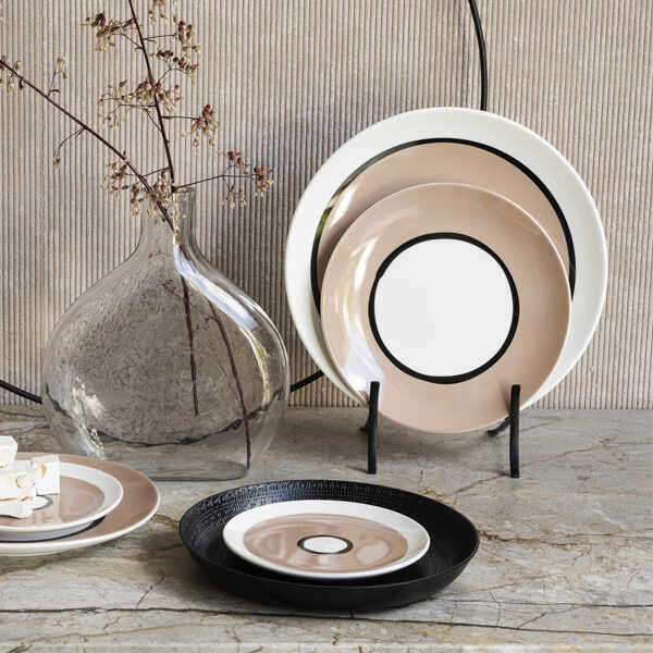 vtwonen Bordenstandaard 11x20cm Metaal set/2 - Zwart - Afbeelding 2