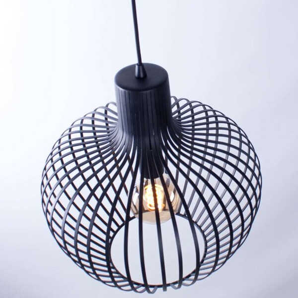 Hanglamp Arraffone Ø38cm - Zwart - Afbeelding 3