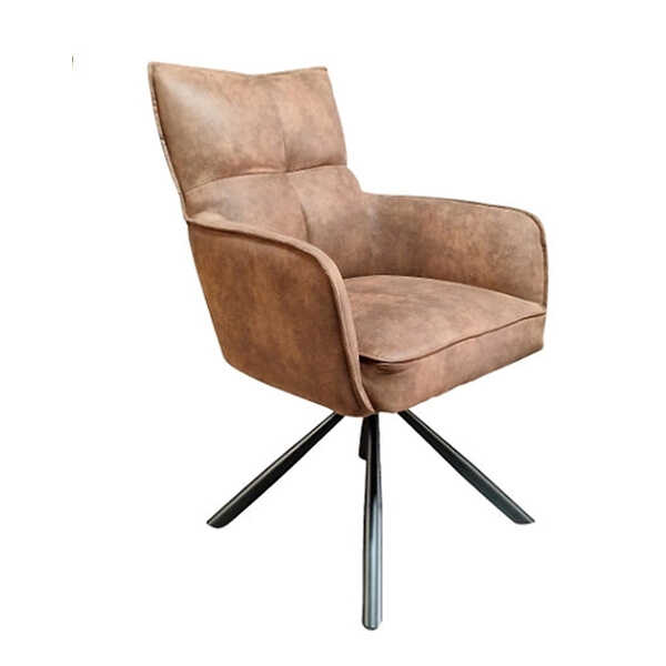 Eetkamerstoel Karlijn Cowboy - Cognac