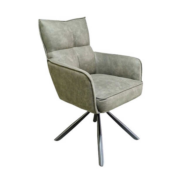 Eetkamerstoel Karlijn Cowboy - Olijf