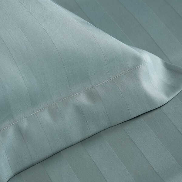 Cinderella Dekbedovertrek Damai Linea Satijn - Green Mist - OP=OP - Afbeelding 3
