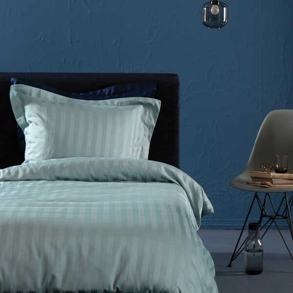 Cinderella Dekbedovertrek Damai Linea Satijn - Green Mist - OP=OP - Afbeelding 2