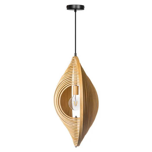 ETH Hanglamp Woody Ø59cm - Naturel - Afbeelding 3