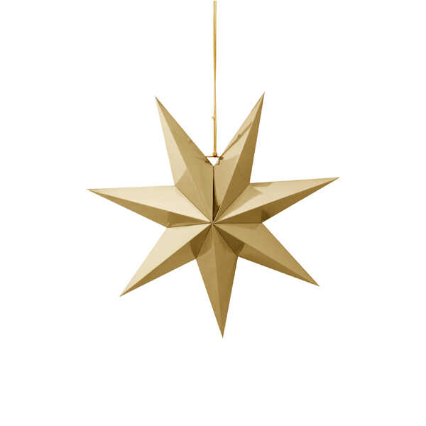 vtwonen Kerst Ster 48cm Papier - Goud