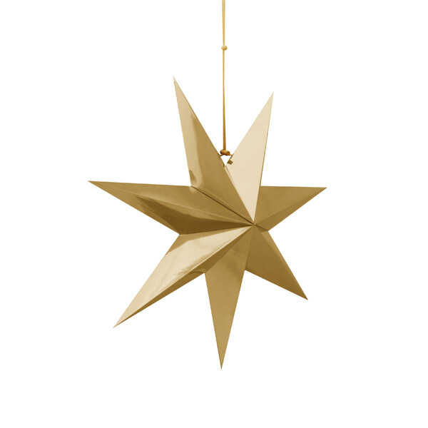 vtwonen Kerst Ster 48cm Papier - Goud - Afbeelding 2