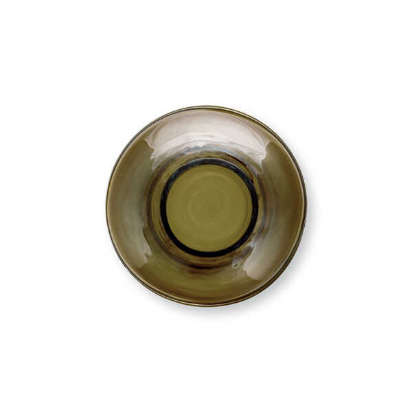 vtwonen Vaas Geometric 20x29cm Glas - Groen - Afbeelding 3