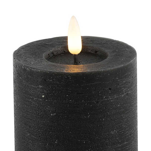 Stompkaars Lyon Ø7,5x12,5cm LED - Zwart - Afbeelding 4