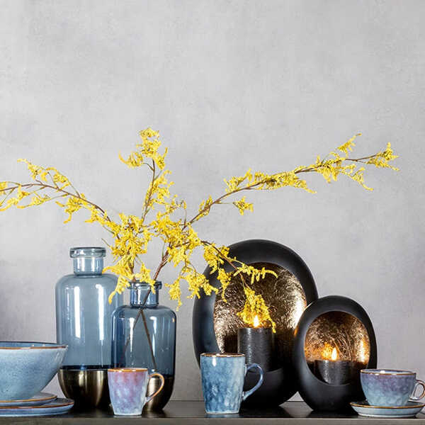 Stompkaars Lyon Ø7,5x12,5cm LED - Zwart - Afbeelding 2