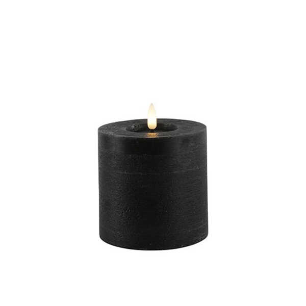 Stompkaars Lyon Ø10x10cm LED - Zwart