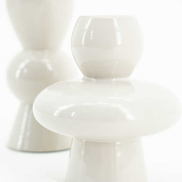 Kandelaar Barolo set/2 - Beige OP=OP - Afbeelding 3