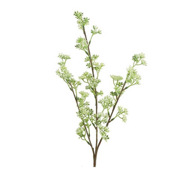 Kunsttak Prunus 65cm - Wit