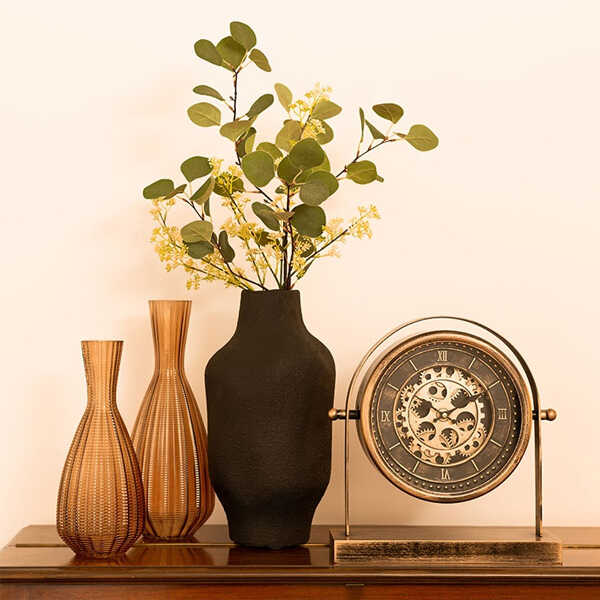 Kunsttak Prunus 65cm - Wit - Afbeelding 2