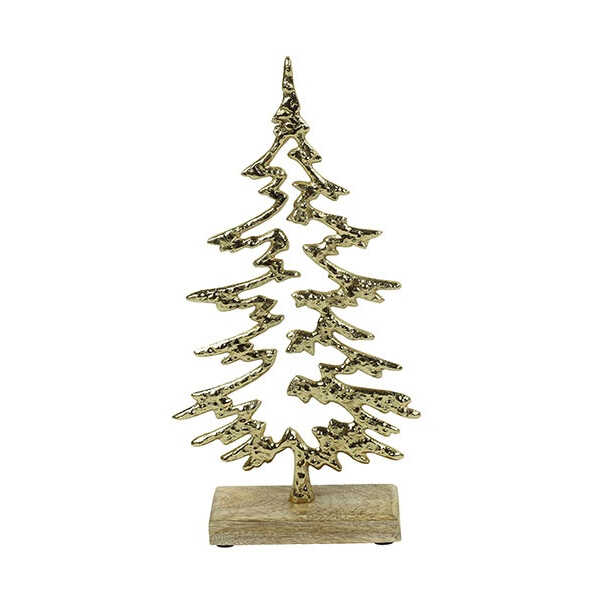 Kerstboom Menzo 29cm - Goud