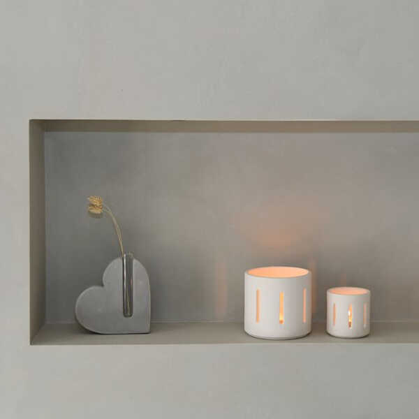 Leeff Theelichthouder Tess S - Wit - Afbeelding 2