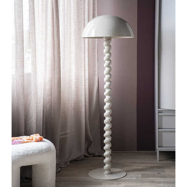 Vloerlamp Loux 150cm – Beige - Afbeelding 2