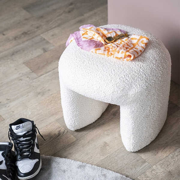 Hocker Sahi - Beige - Afbeelding 2