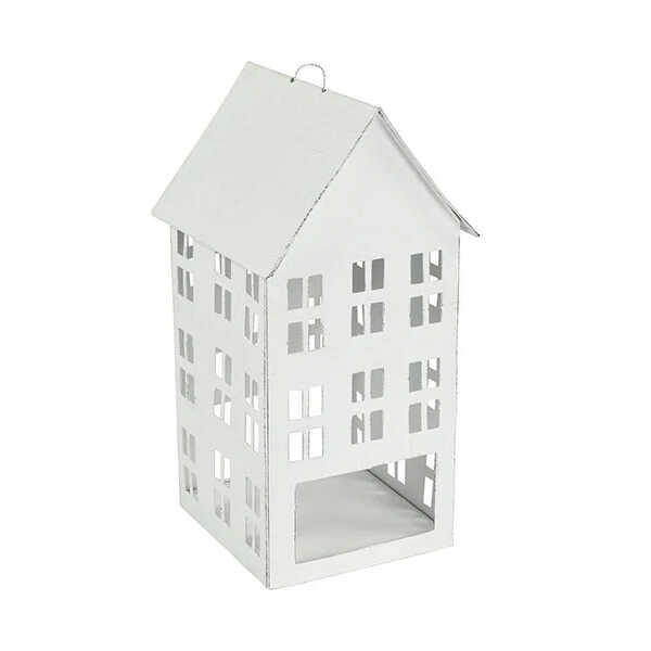 Theelichthouder Kastel 23,5cm - Wit