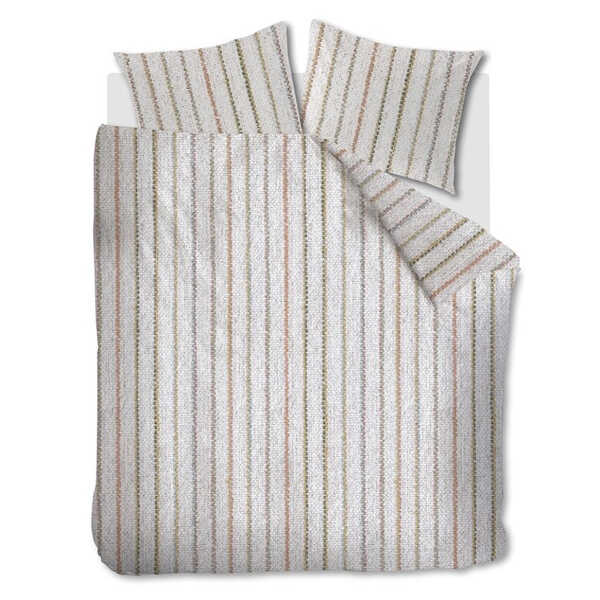 Ariadne Dekbedovertrek Soft Lines - Offwhite - OP=OP